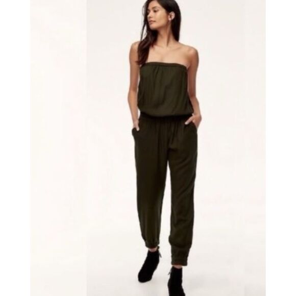 Aritzia Sunday Best Tabitha strapless jumpsuit - Picture 1 of 6